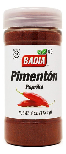 Paprika 113,4grs Badia Especial