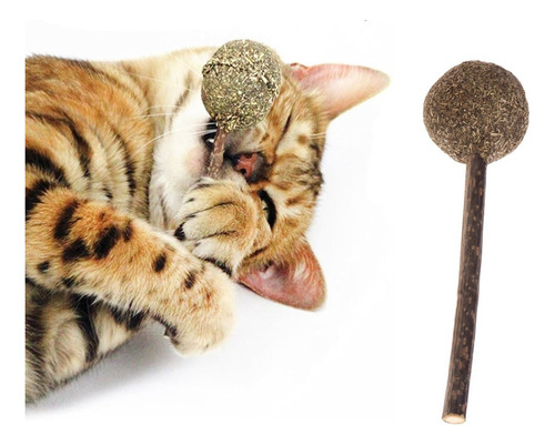 Juguete Chupetín Catnip Masticable Para Gato Mascotas