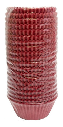 Capacillos Cupcakes Rojo #72 Con 1 Paq C500 Pzas