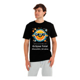 Playera Eclipse Solar 2024 Luna Diseño 27 Playeras Beloma