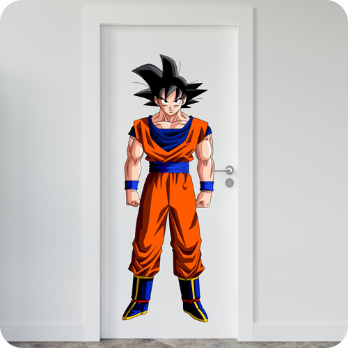 Vinilo Pared Puerta Gigantografia Dragon Ball Goku 