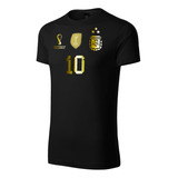 Camiseta Seleccion Argentina Mundial Qatar 2022 Messi