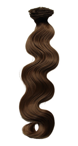 Extensiones Set 12 Cortinas Clip 22in Cabello Fibra Natural