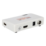 1 Caja Adaptadora Coaxial Hdmi A Rf Compatible Con