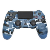 Controle Camuflado Joystick Sem Fio Compatível Com Ps4 E Pc