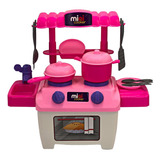 Kit Fogãozinho Brinquedo Mini Cozinha Panelas Talheres Pia