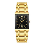 Reloj Hombre Quartz Wwoor Rectangular