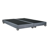 Base De Cama Dividida Queen - Con Ruedas