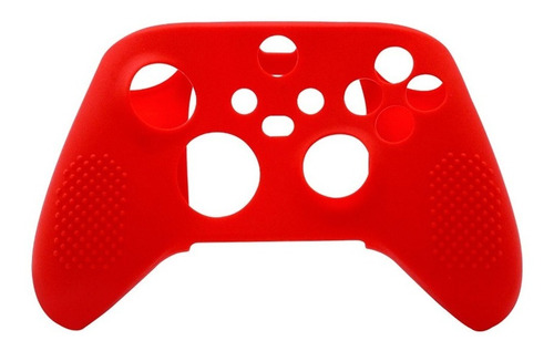 Funda Silicon Compatible Con Control Xbox One Series X Rojo