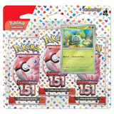 Pokémon Blister Triplo Bulbasaur Escarlate Violeta 151