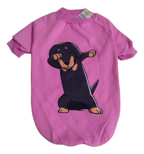 Buzo Perro Salchicha Dachshund Style Para Perro T. 4-xl Rosa