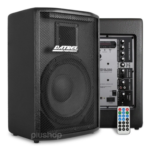 Kit Caixa De Som Para Culto Pastor Ativa+ Passiva 400 Watts 