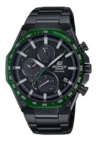 Reloj Casio Edifice Slim Solar Bluetooth Negro Acero Hombre