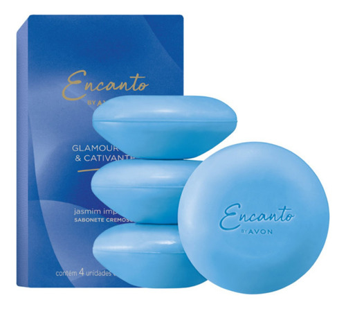 Sabonete Avon Encanto Glamourosa E Cativante 4x80g