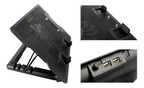 Base Ventilador Soporte Para Notebook Externo Laptop