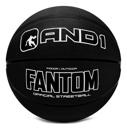 Balón And1 Fantom Street Basketball Negro