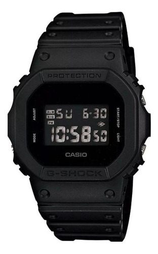 Relógio Masculino Casio G-shock Preto Digital Dw-5600bb-1dr