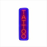 Painel Neon Led Tattoo Iluminação Luminária Rosa E Azul 1m