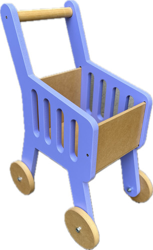 Carrito De Compras Supermercado De Madera Juguete Montessori