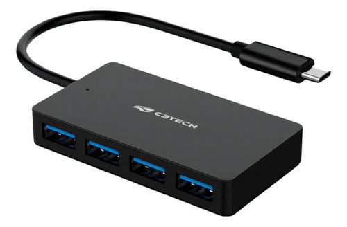 Hub Usb C3tech, 4 Portas Usb 3.0 - Hu-c310bk