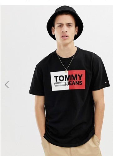Remera Tommy Jeans Box Logo Importada 100% Original