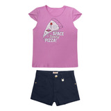 Conjunto Infantil Feminino Verão -  Roupa De Menina