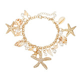 Ruoffeta Collar De Concha De Estrella De Mar, Pulsera De Con