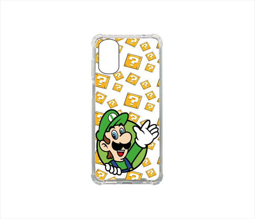 Funda Protector Trans. De Mario Bros Compatible Con Oppo