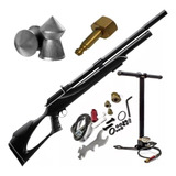 Rifle Pcp Fox M25 Regulado 950 Fps 5,5 / 6,35 + Kit Inflador