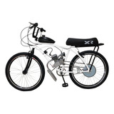 Bicicleta Motorizada 80cc  Banco Xr Freio E Garfo Simples 