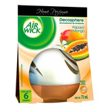 Aromatizante Air Wick Deco Sphere Papaya Mango 2 Pzs 75 Ml