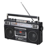 Grabadora De Casete Portátil Con Radio Am/fm/sw Y Bluetooth