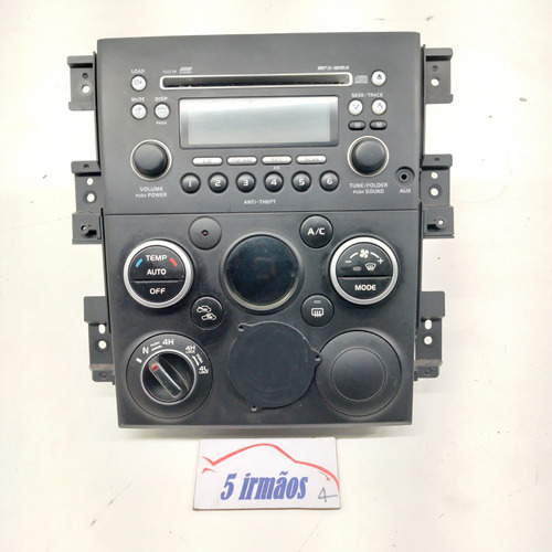 Rádio Cd Player/ Comando Ar Suzuki Grand Vitara 2.0 2009