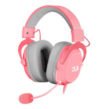 Headset Gamer Redragon Hero Driver De 53mm Rosa - H530-p