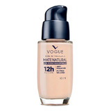 Base De Maquillaje En Cremoso Vogue Mate Natural Mate Natural