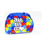 Bolsa Para Troca De Roupa Infantil Autismo Puzzle Vnml