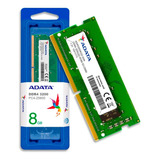 Memoria Ram Notebook Ddr4 8gb Adata So-dimm Ad4s32008g22-sgn