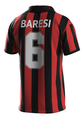 Camiseta Milan 92 Motta Titular Retro