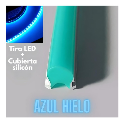 Neon Flex Segunda Generación Tira Led + Silicona X Metro