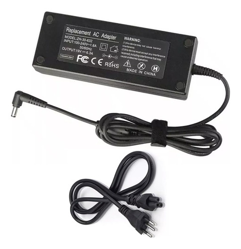 Carregador Fonte Para Notebook Avell Asus 19v 6.32a 120w