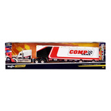 1-64 Maisto International Lonestar Trailer Caja Seca Color Blanco