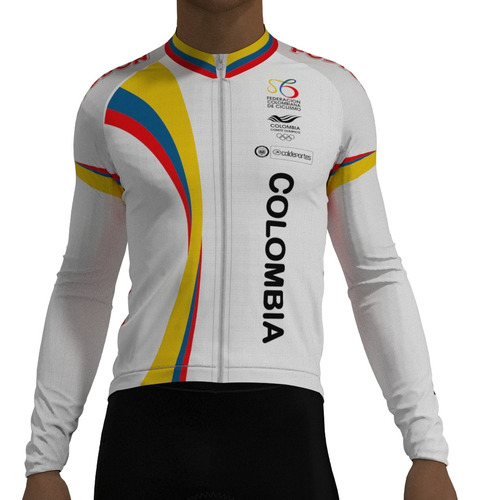 Jersey Maillot Camisa Ciclismo Colombia Larga 2246.