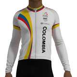 Jersey Maillot Camisa Ciclismo Colombia Larga 2246.