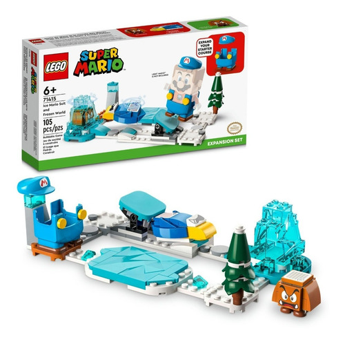 Kit Lego Super Mario Traje De Hielo Y Mundo Helado 71415 Cantidad De Piezas 105