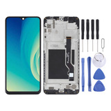 Pantalla Lcd Oem Negra+táctil Con Marco Para Zte Blade A7s 2