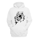 Sudadera Hoodie Vikingos Enojado Calavera Logo Loco Cuernos