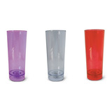 6 Copos Long Drink Led Pisca Pisca Personalizados 350ml