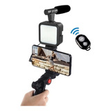 Kit Grabar Video Estabilizador Cámara Reflex Trípode Celular