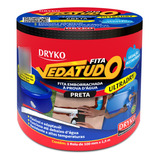 Fita Emborrachada Vazamentos Reparos Piscina 10cm X 1,5m Cor Preta