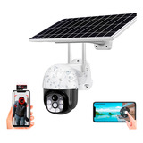 Camara Ptz 360 De Seguridad Wifi Con Panel Solar Y Sd 32gb